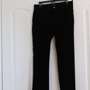 Chaps Denim 5 pocket black corduroy pants Size 4  classic casual office